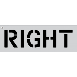 12-inch RIGHT Stencil