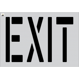 Buy Reusable 24-inch EXIT Stencil Online - Asphalt Kingdom