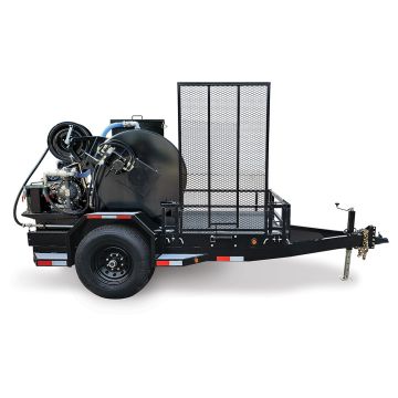 AirBoss 300 Pro Hydraulic Sealcoat Sprayer with Single 7k Axle Trailer