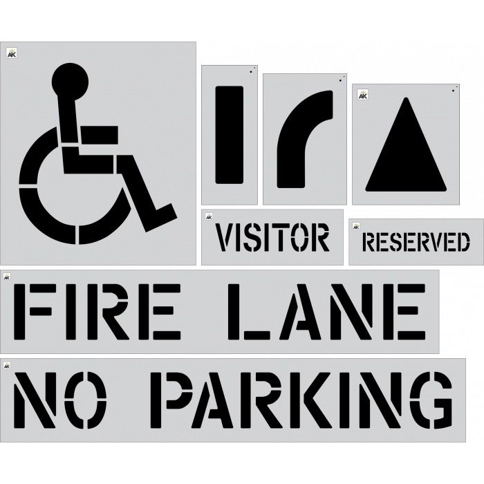 Visitor Parking Stencil