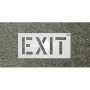 Econo 12" Exit Only Paint Stencil'