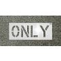 Econo 12" Exit Only Paint Stencil'
